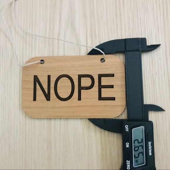 HOME, Wall Sign "nope" - Picture 5 of 6
